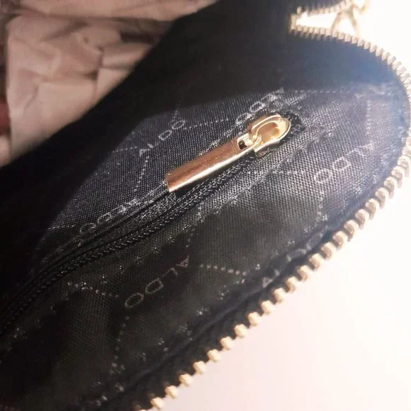 ALDO CROSSBODY HANDBAG TROPICAL BLACK AND FLORAL PURSE NEW - Picture 7 of 7